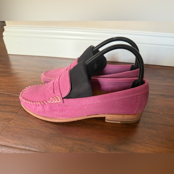 Tory Burch Pink Suede Loafers -Size 8 - Picture 5 of 14